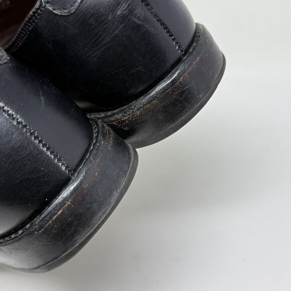 Allen Edmonds Clifton Oxfords Shoes Mens 9.5 D Black Leather Cap Toe Dress